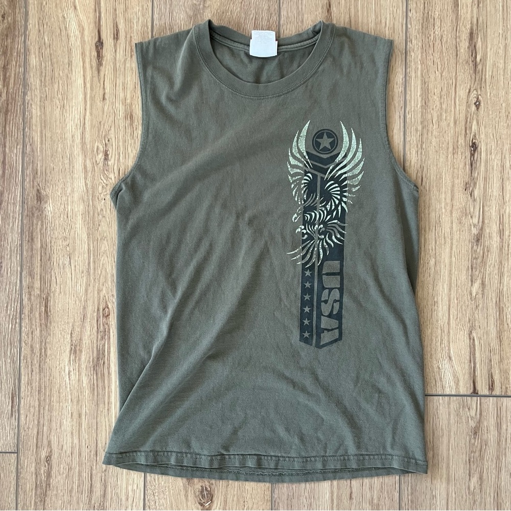 SONOMA LIFESTYLE USA VINTAGE TANK TEE